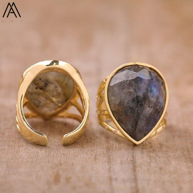 Teardrop Stone Finger Ring - ItemBear.com