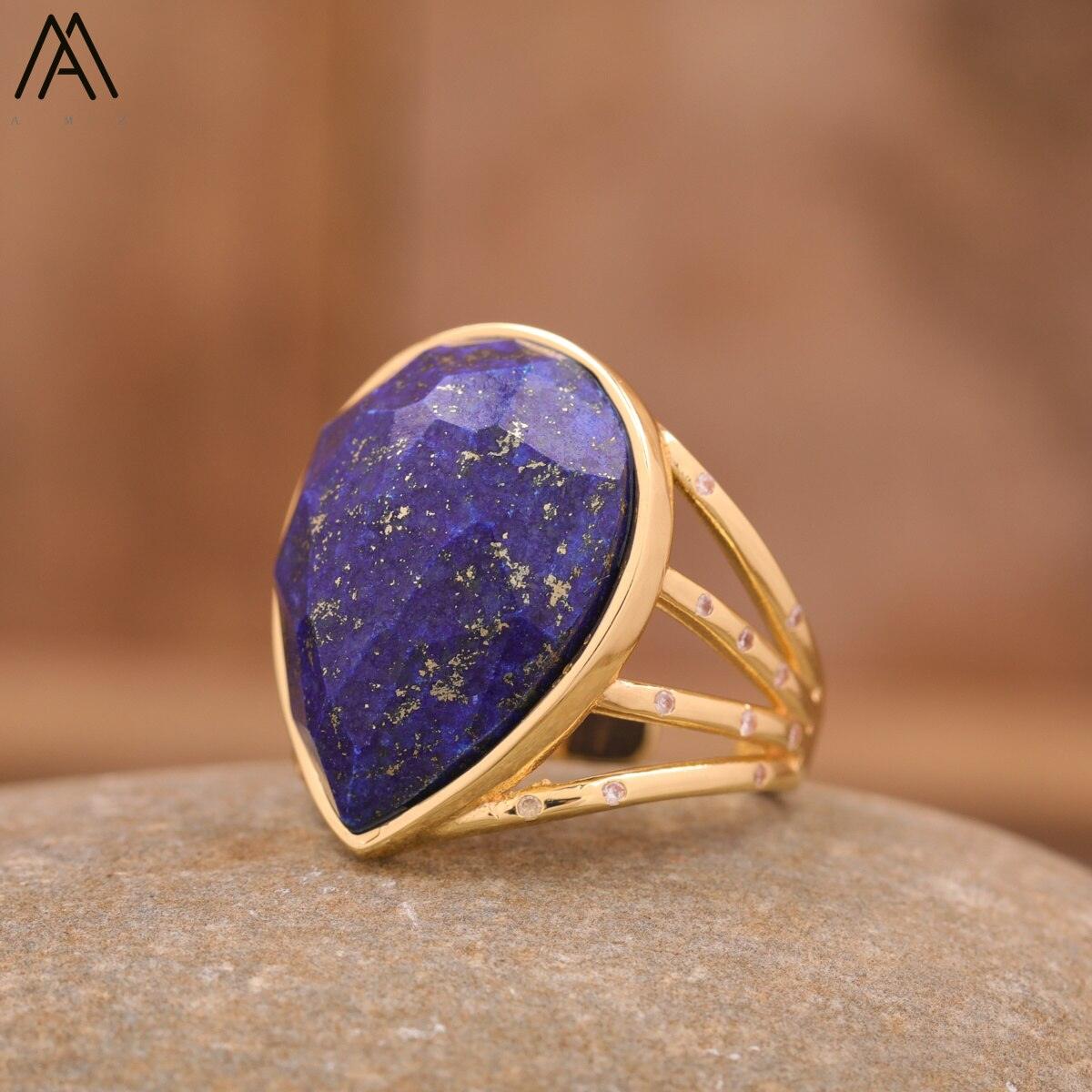 Teardrop Stone Finger Ring - ItemBear.com