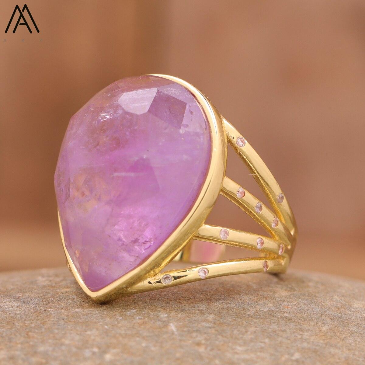 Teardrop Stone Finger Ring - ItemBear.com