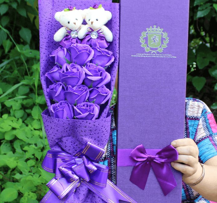 Teddy Bear Flower Bouquet - ItemBear.com