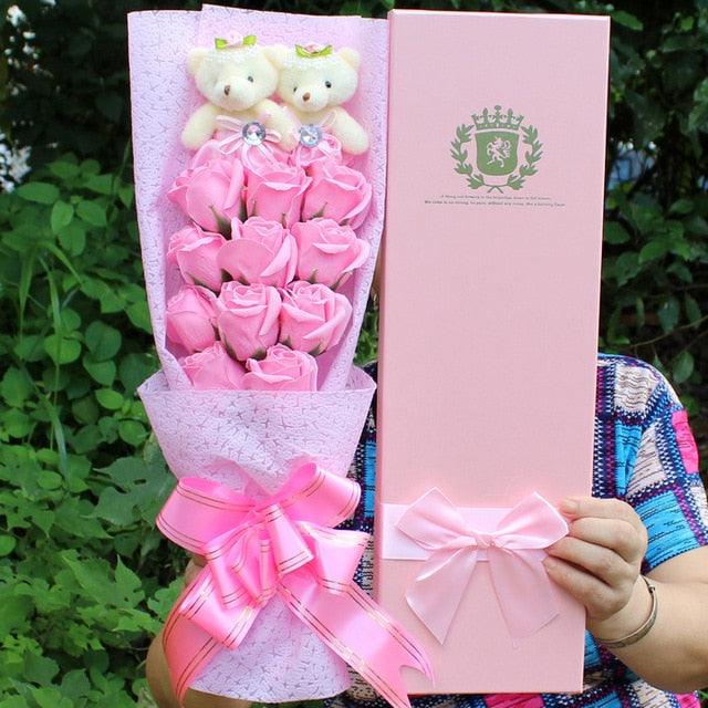 Teddy Bear Flower Bouquet - ItemBear.com