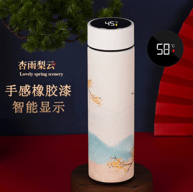 Temperature Display Thermos Bottle Cup - ItemBear.com