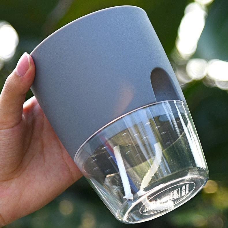 Transparent Self Watering Flowerpot - ItemBear.com