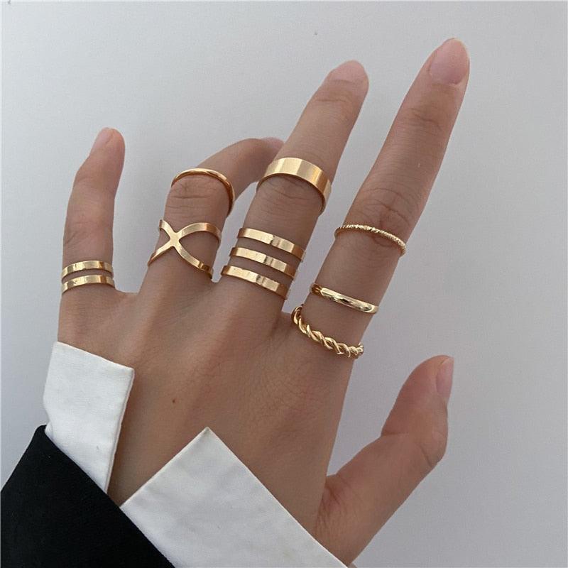 Trendy Gold Butterfly Rings For Women Men Lover Couple Rings Set Friendship Engagement Wedding Open Rings 2021 Jewelry - ItemBear.com