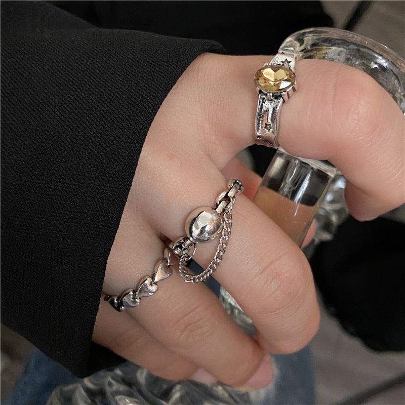 Trendy Gold Butterfly Rings For Women Men Lover Couple Rings Set Friendship Engagement Wedding Open Rings 2021 Jewelry - ItemBear.com