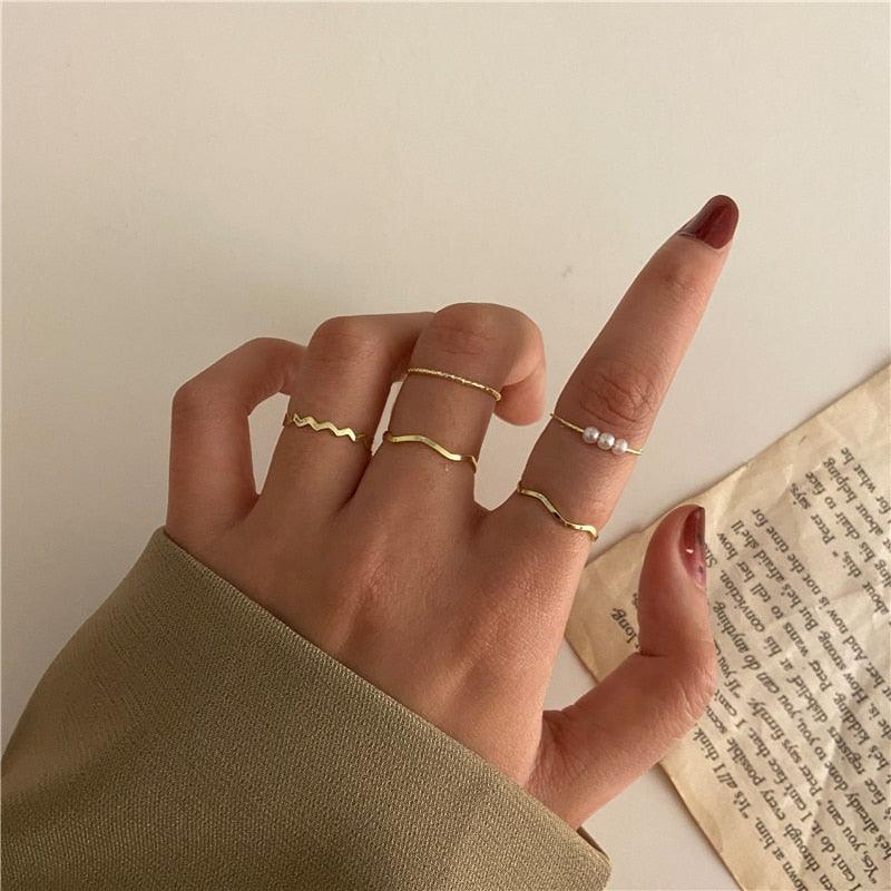 Trendy Gold Butterfly Rings For Women Men Lover Couple Rings Set Friendship Engagement Wedding Open Rings 2021 Jewelry - ItemBear.com