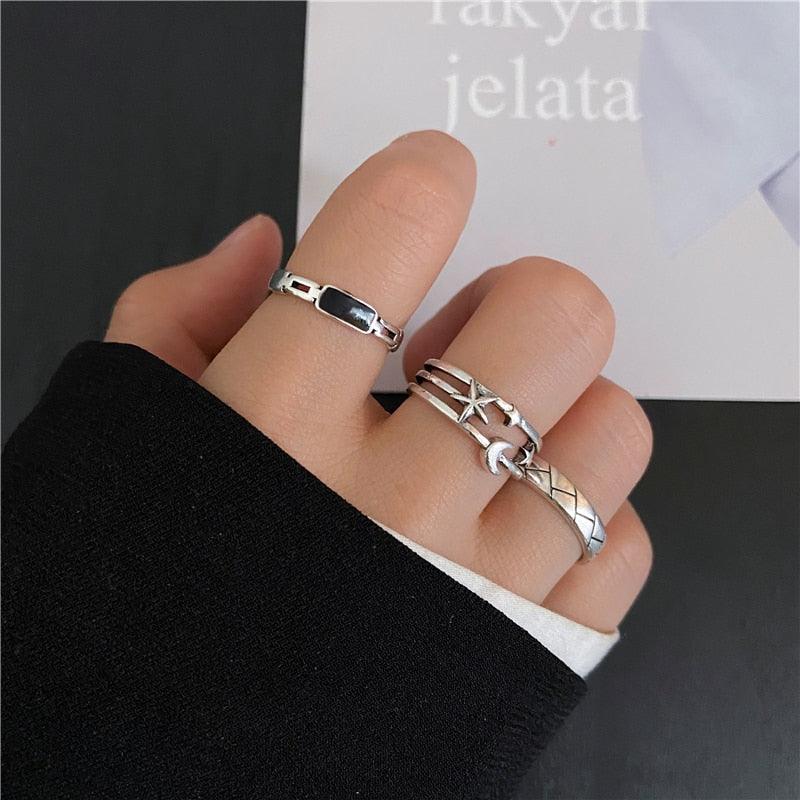 Trendy Gold Butterfly Rings For Women Men Lover Couple Rings Set Friendship Engagement Wedding Open Rings 2021 Jewelry - ItemBear.com