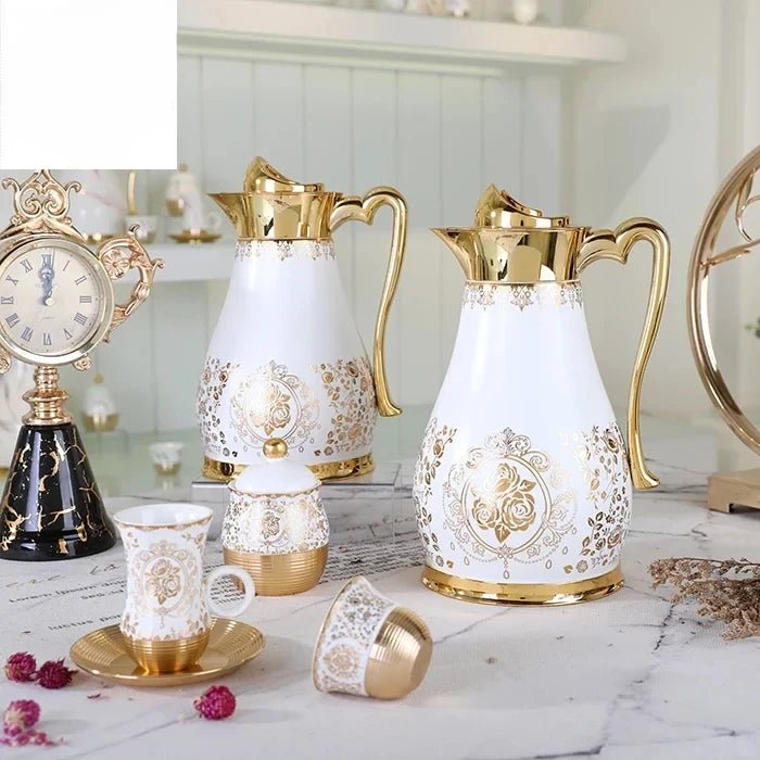 Turkish Gold Plated Thermos - ItemBear.com