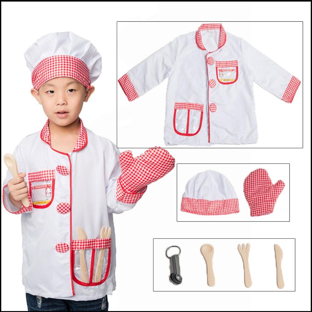 Umorden Kids Child Doctor Nurse Firefighter Astronaut Costume Occupation Game Role Play Kit Set for Boys Girls Party Fancy Dress - ItemBear.com