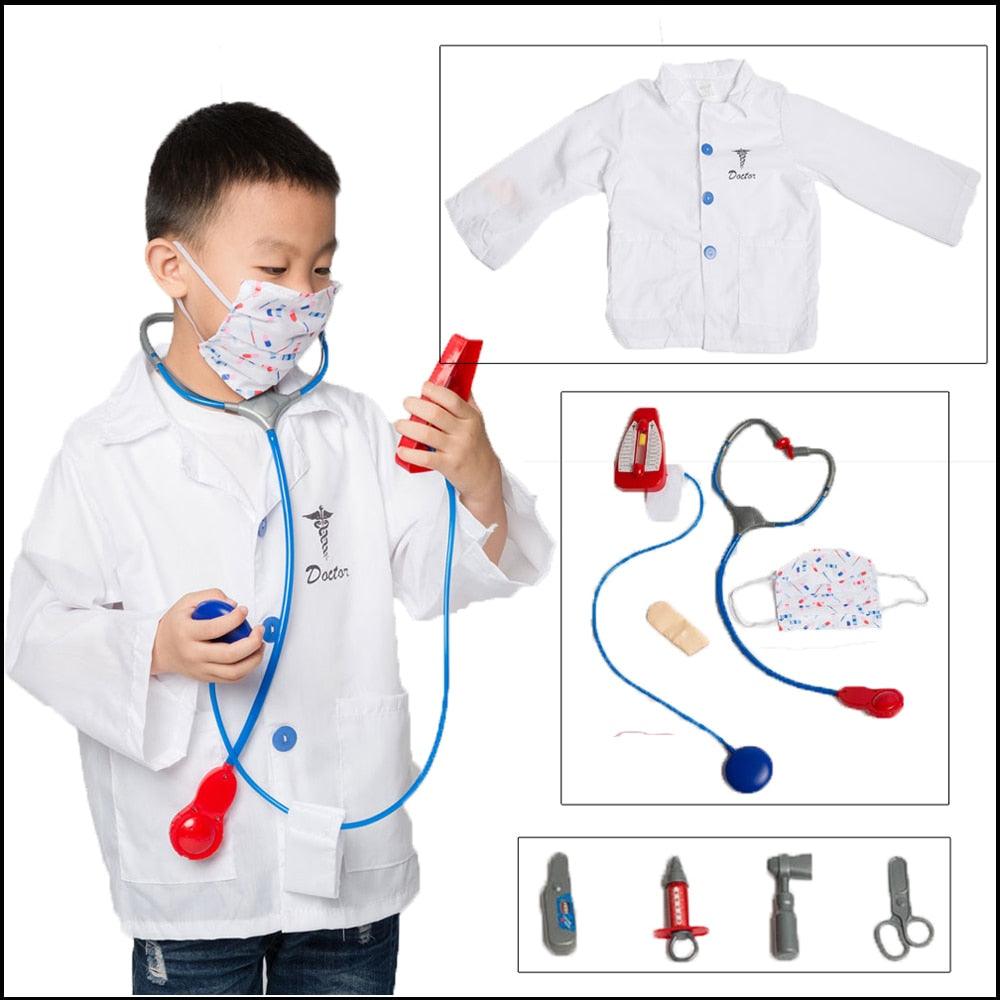 Umorden Kids Child Doctor Nurse Firefighter Astronaut Costume Occupation Game Role Play Kit Set for Boys Girls Party Fancy Dress - ItemBear.com