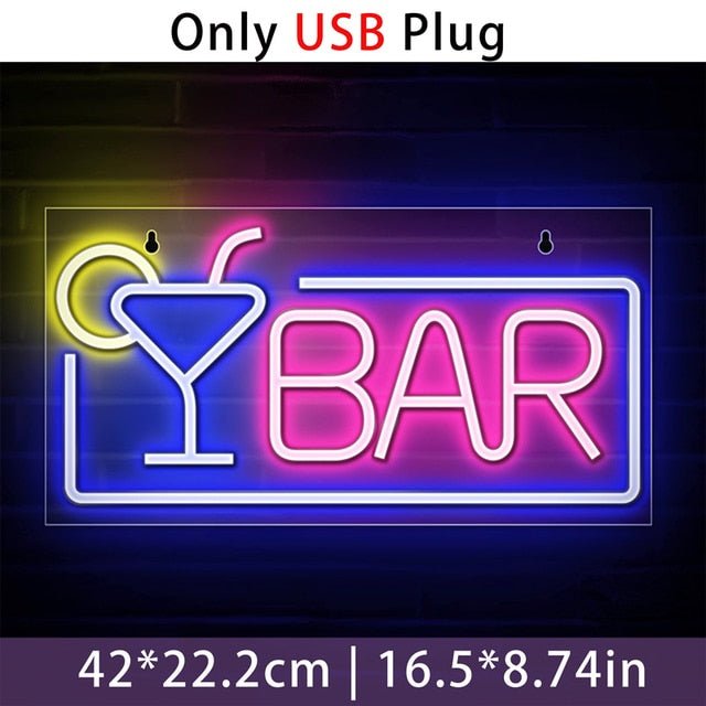 USB Powered Neon Light Sign - ItemBear.com