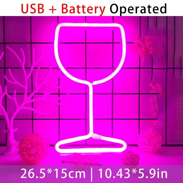USB Powered Neon Light Sign - ItemBear.com