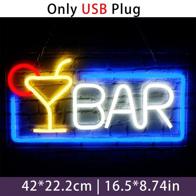 USB Powered Neon Light Sign - ItemBear.com