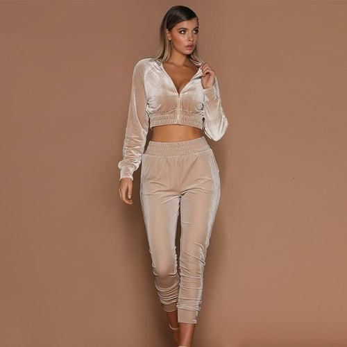 Velvet bubble gum track suit - ItemBear.com