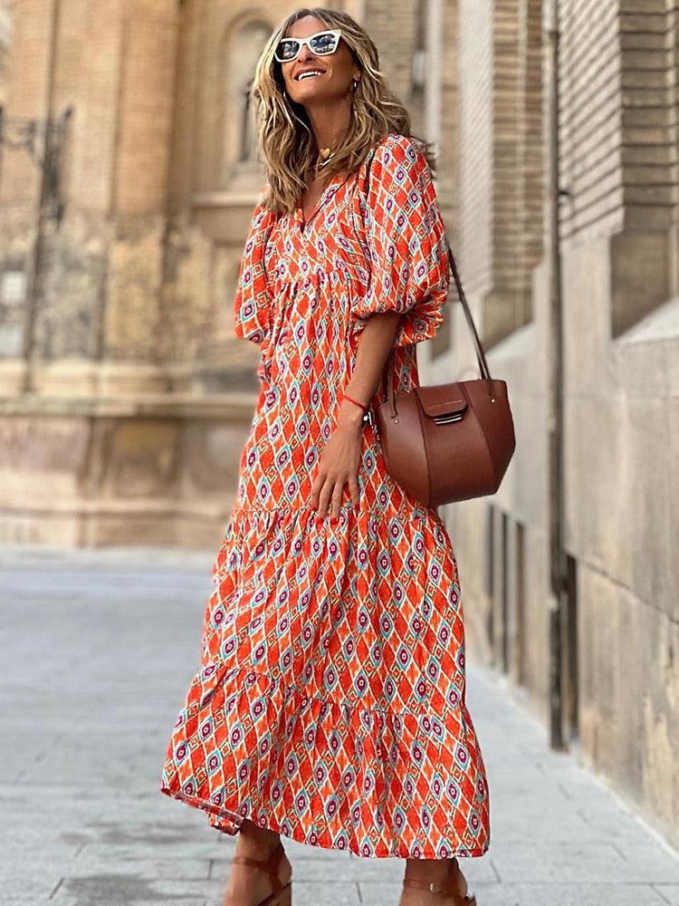 Vestido Verano Floral (46% OFF - SOLO 50 EN PROMO) - ItemBear.com