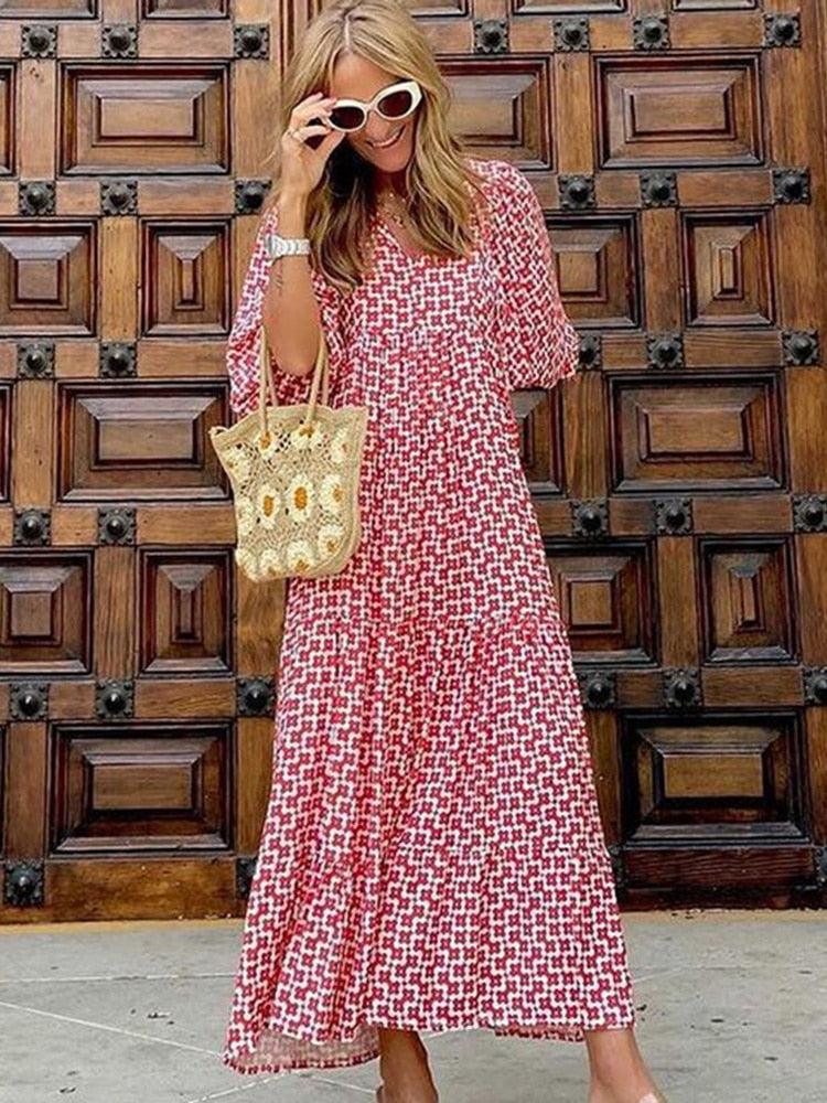 Vestido Verano Floral (46% OFF - SOLO 50 EN PROMO) - ItemBear.com