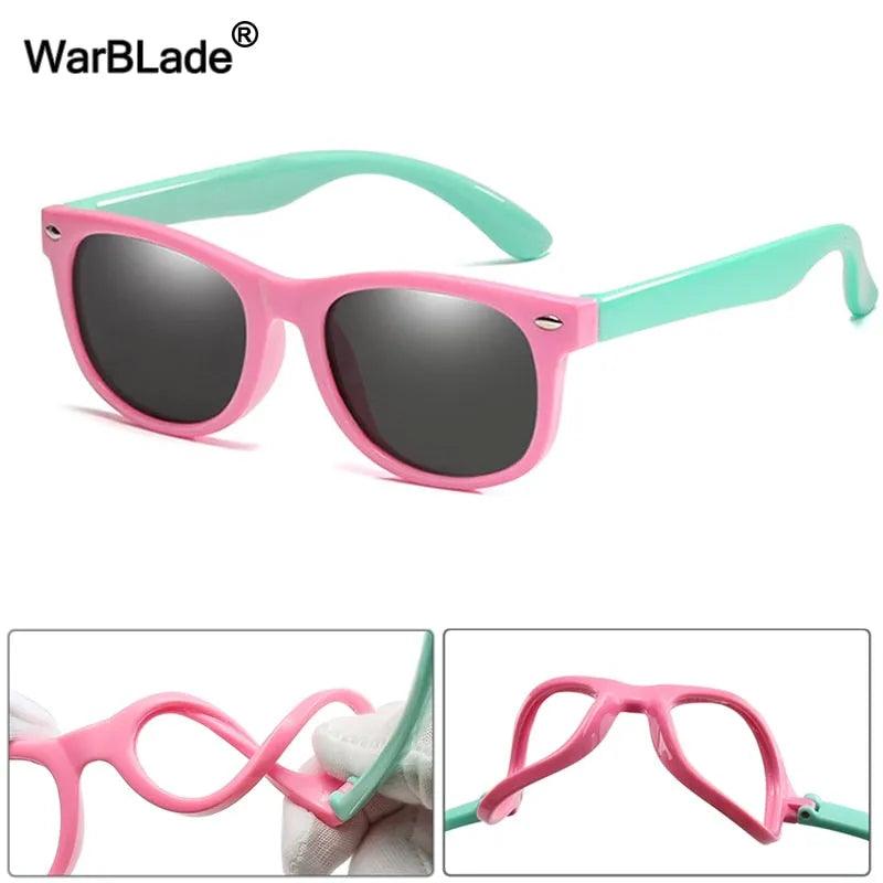 WarBlade New Kids Polarized Sunglasses TR90 Boys Girls Sun Glasses Silicone Safety Glasses Gift For Children Baby UV400 Eyewear - ItemBear.com