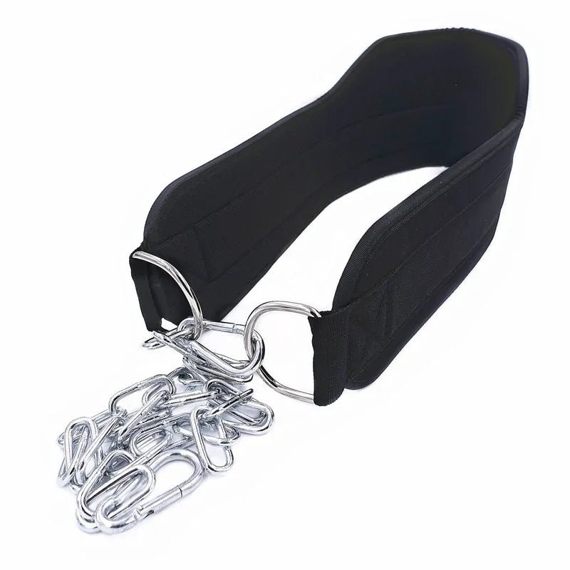 Weight Lifting Belt With Chain - ItemBear.com