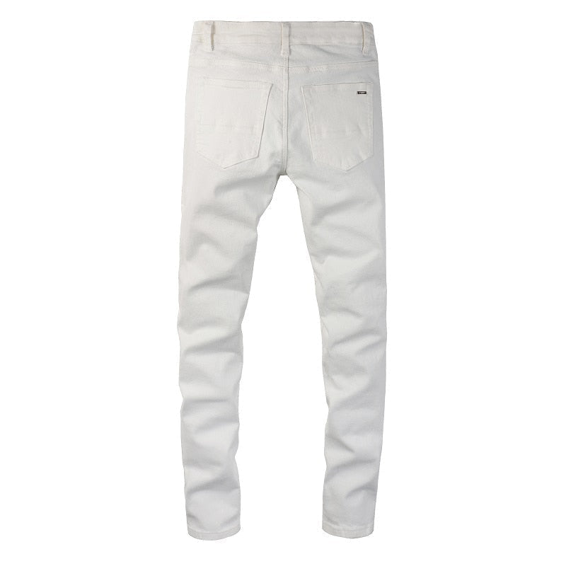 White Bandana Jeans - ItemBear.com