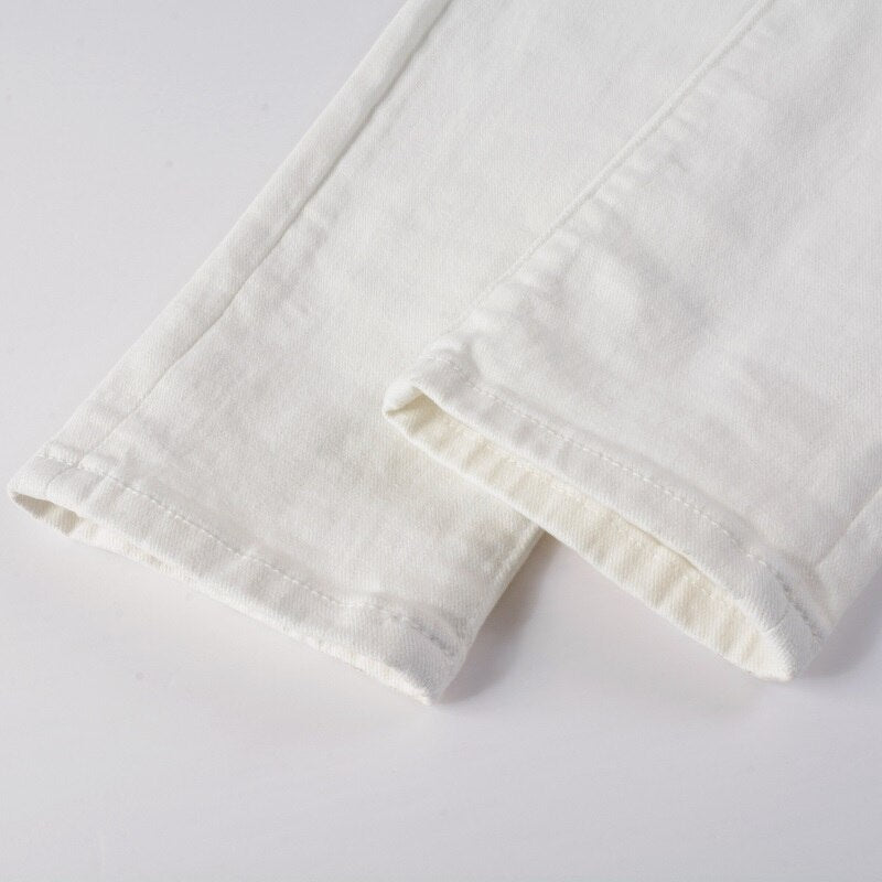 White Bandana Jeans - ItemBear.com