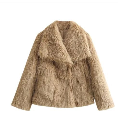 Women's Faux Fox Fur Coat - ItemBear.com