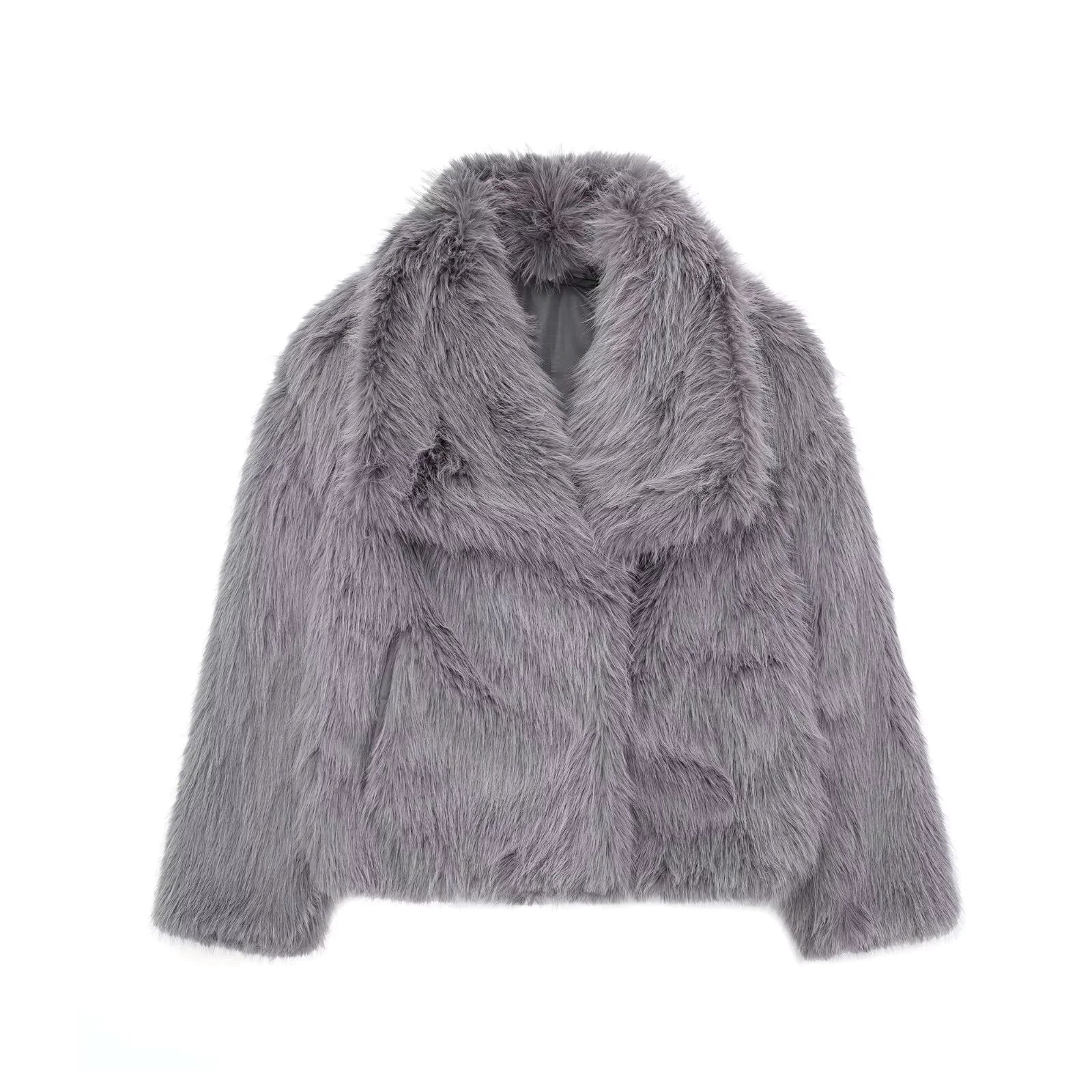 Women's Faux Fox Fur Coat - ItemBear.com