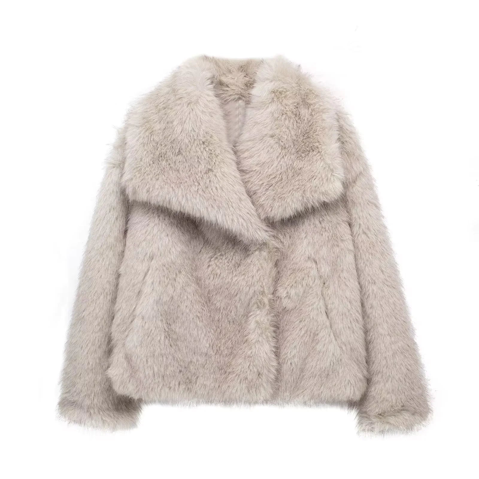 Women's Faux Fox Fur Coat - ItemBear.com