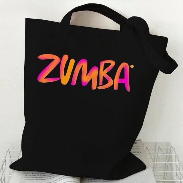 Women's Shoulder Handbags Zumba Dance Print Large Capacity Shopping Bag Girls Storage Tote Bags Reusable Foldable Bags - ItemBear.com