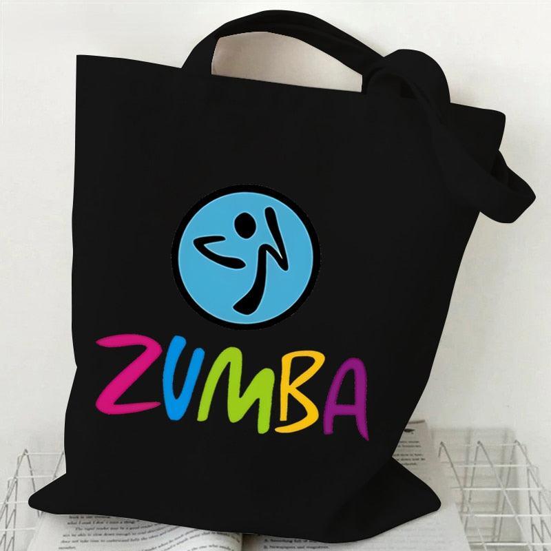 Women's Shoulder Handbags Zumba Dance Print Large Capacity Shopping Bag Girls Storage Tote Bags Reusable Foldable Bags - ItemBear.com