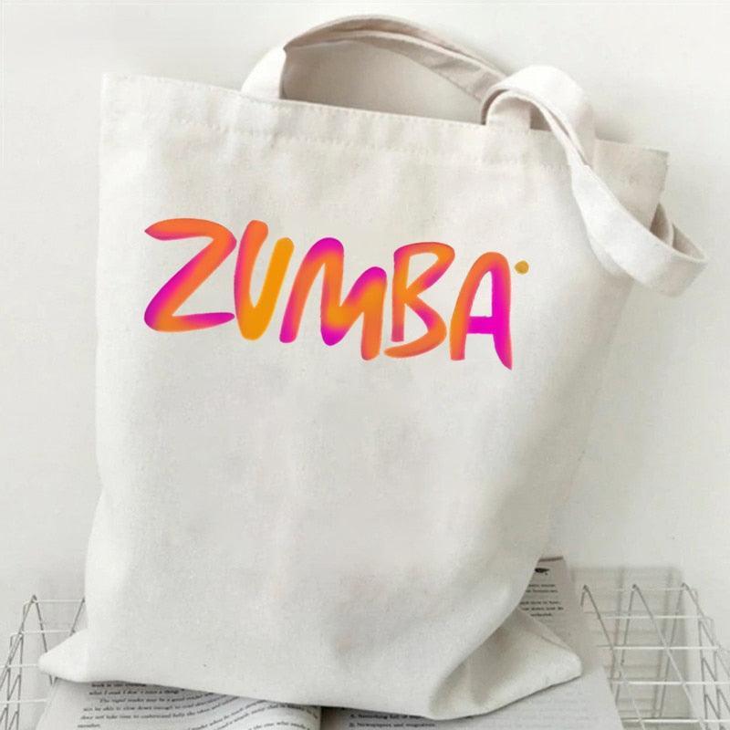 Women's Shoulder Handbags Zumba Dance Print Large Capacity Shopping Bag Girls Storage Tote Bags Reusable Foldable Bags - ItemBear.com