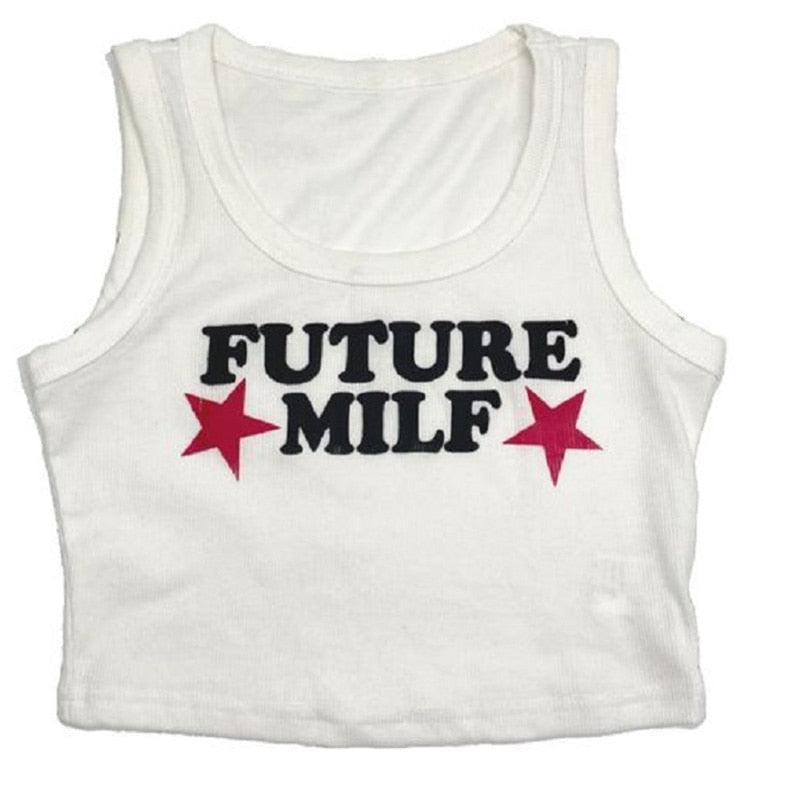 Y2K Punk 'Future Milf' Tank Top - ItemBear.com