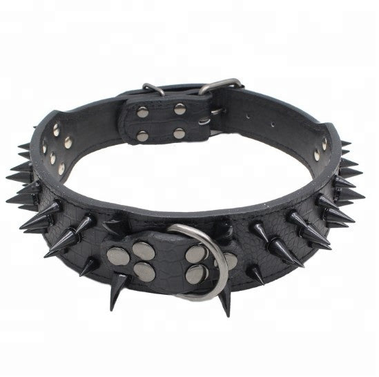 Spiked Studded Leather Collars - ItemBear.com